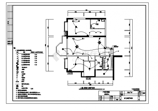 珠江广场A栋k型建筑设计施工cad图纸-图二