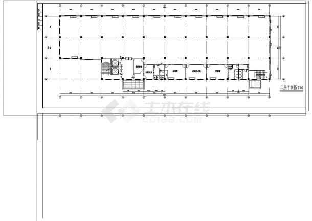 厂房设计_3层厂房建筑 方案CAD图纸设计-图二