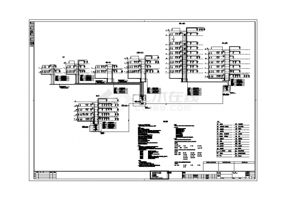 浦东某2套大型广场系统设计施工cad图纸-图二