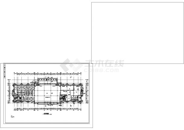 3层欧式酒店建筑施工CAD图纸设计-图二