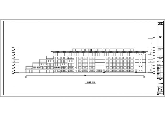 【最新】某地区办公大厦设计CAD图纸_图1