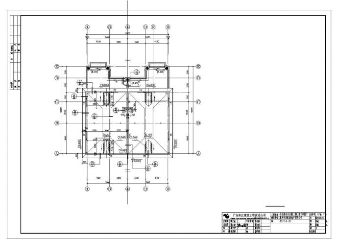某高尔失庄园高挡双拼别墅设计cad全套建筑施工图（甲级院设计）_图1