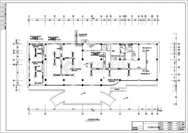某综合楼空调平面设计CAD参考图-图二