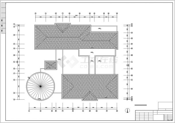 某地2层幼儿园建筑施工图CAD-图一