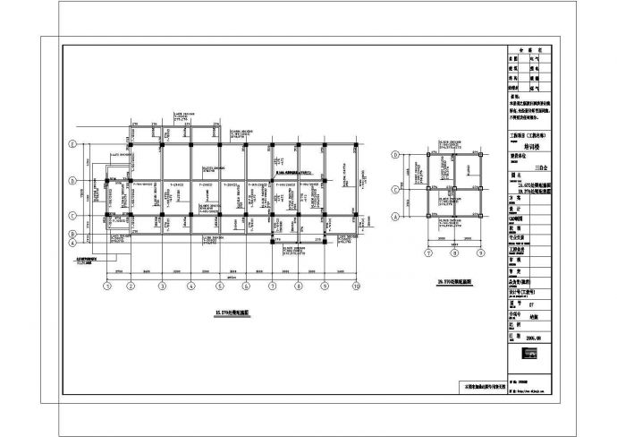 某1236㎡局部五层教堂建筑施工图纸（含10张CAD图）_图1