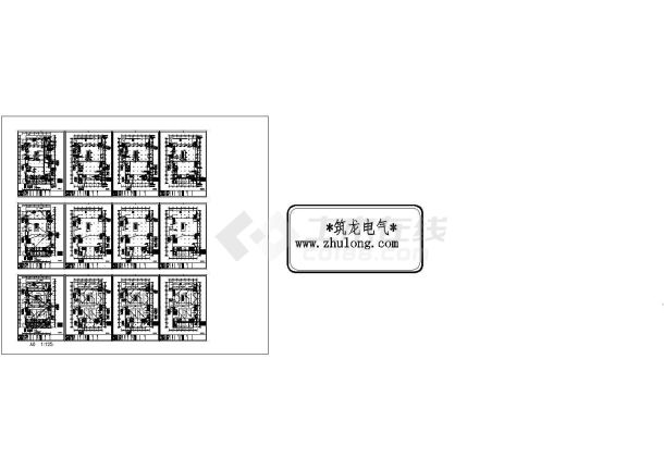 [江苏]综合购物中心全套电气施工图（完整供配电系统）-图二