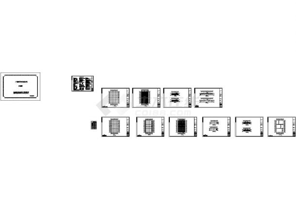 某单层单山单跨门式刚架厂房（跨度为72米，柱距为7.0米）设计cad全套结构施工图（含设计说明）-图一