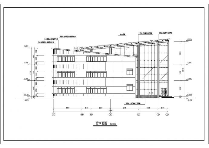 某高级小区会所建筑图详细设计施工全套建筑平立面CAD图纸_图1