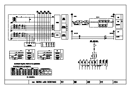220KV变电站PT接口屏原理施工cad图，共三张-图一