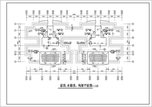 某公寓住宅楼详细设计施工全套建筑平立面CAD图纸-图二