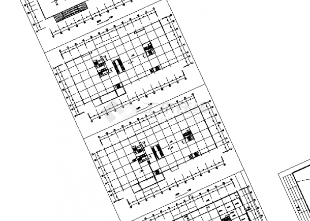 办公楼设计_无锡二套高层办公楼建筑设计施工cad图纸（含地下二层）-图一