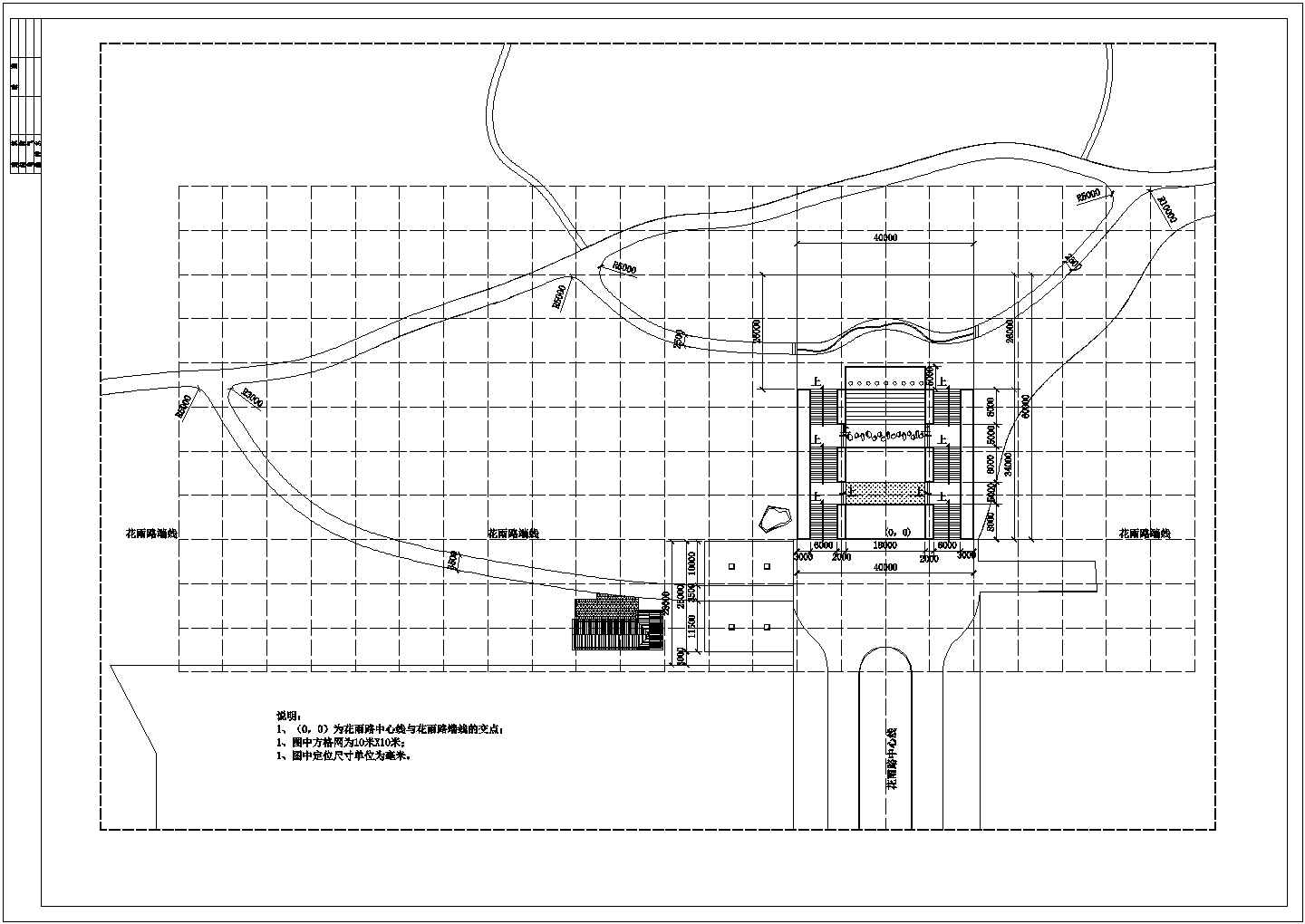 某公园入口施工图纸详细设计施工全套CAD图纸