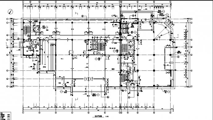 二套商业办公综合楼建筑设计施工cad图纸（含说明）_图1