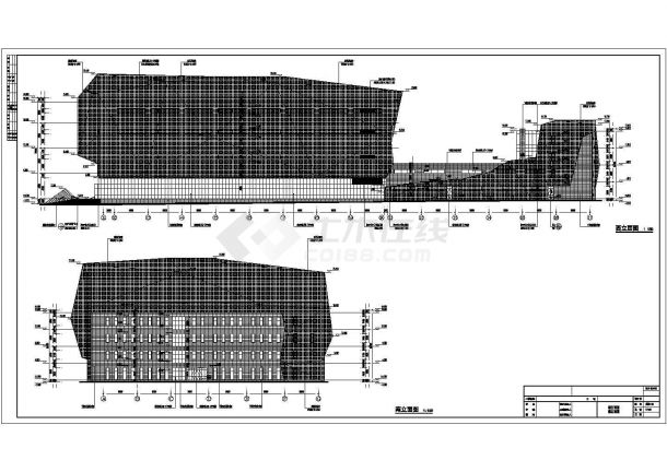地下1地上4层鄂尔多斯尔多斯博物馆建筑设计施工图-图一