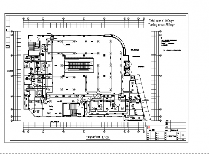酒店装修工程电气系统设计施工cad图纸_图1