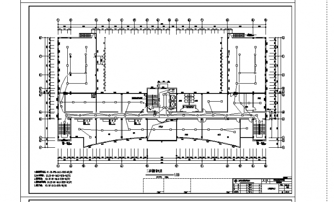 某2套宾馆楼建筑电气系统设计施工cad图纸_图1