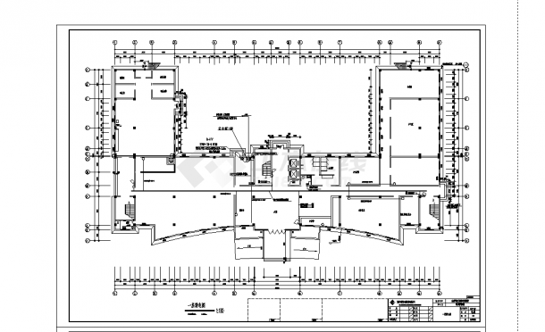 某2套宾馆楼建筑电气系统设计施工cad图纸-图二