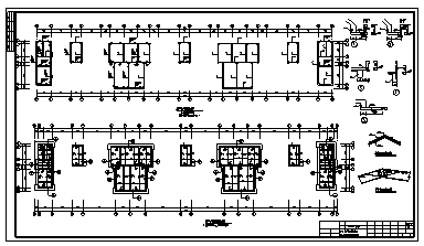 某六层框架结构小区住宅楼建筑施工cad图纸-图一