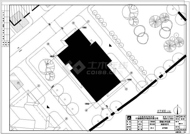 [海南]多层框剪结构沿江独栋与双拼式别墅建筑施工图-图一