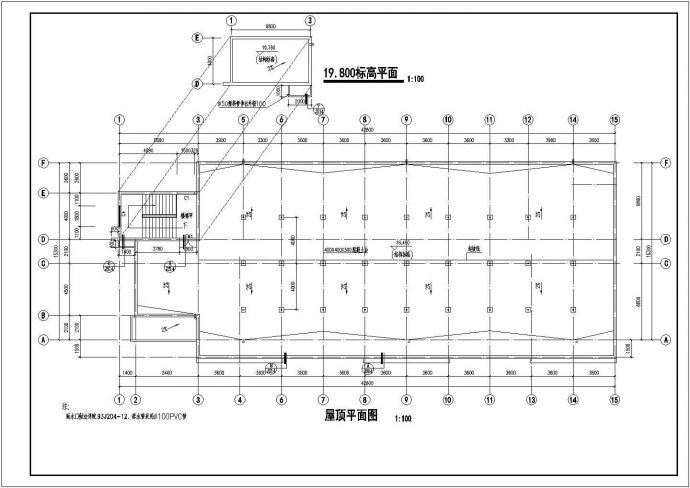某五层砖混结构宿舍楼设计cad全套建筑施工图（含设计说明，含节能设计）_图1