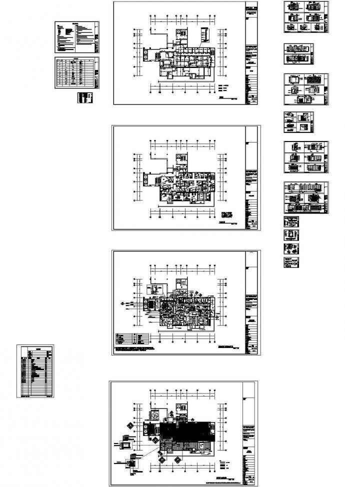 [常州]某大厦现代风格桑拿装修CAD全套图纸_图1