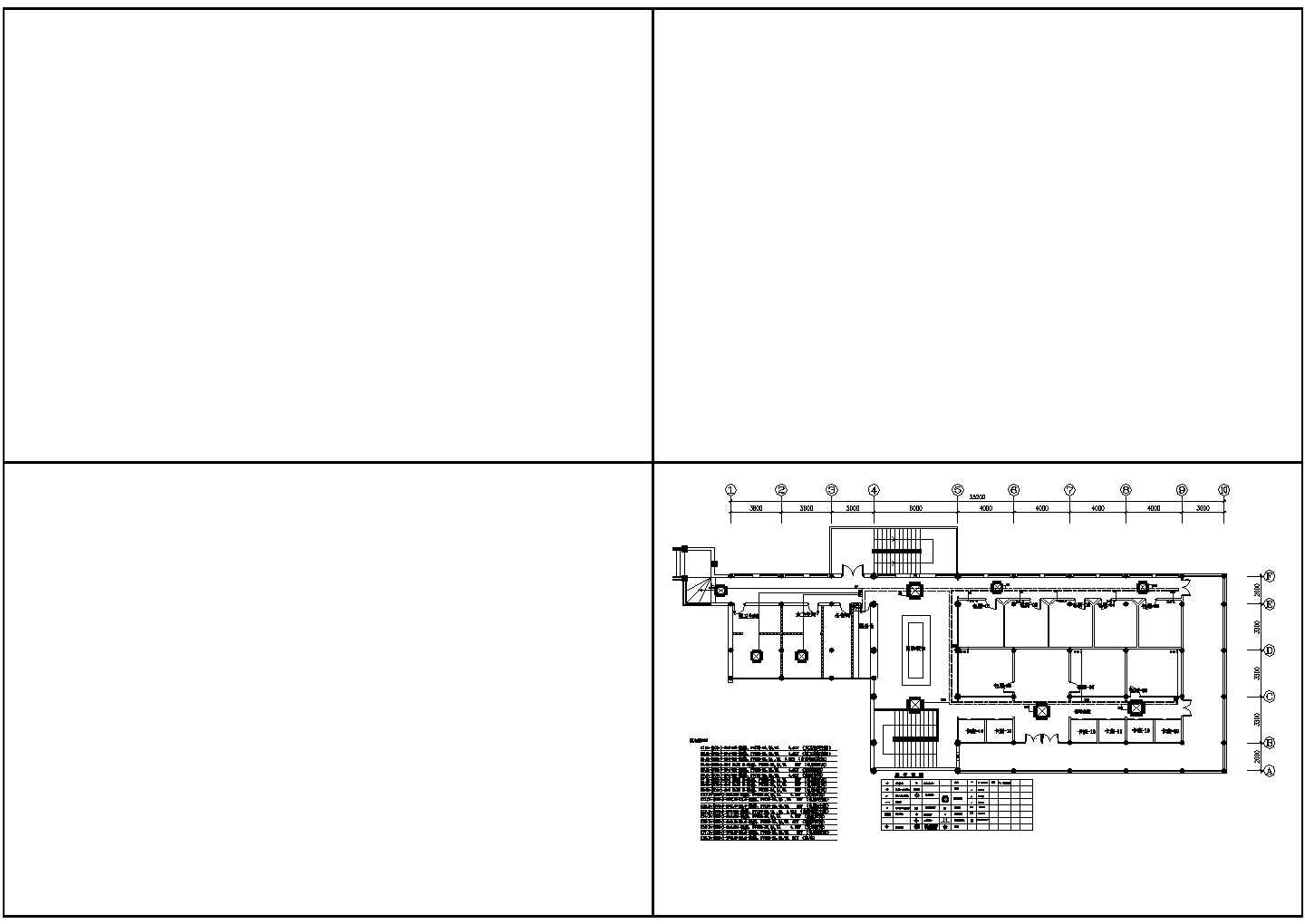 某五星级标准茶馆电施图电气设计CAD平面图大样图（含设计说明）