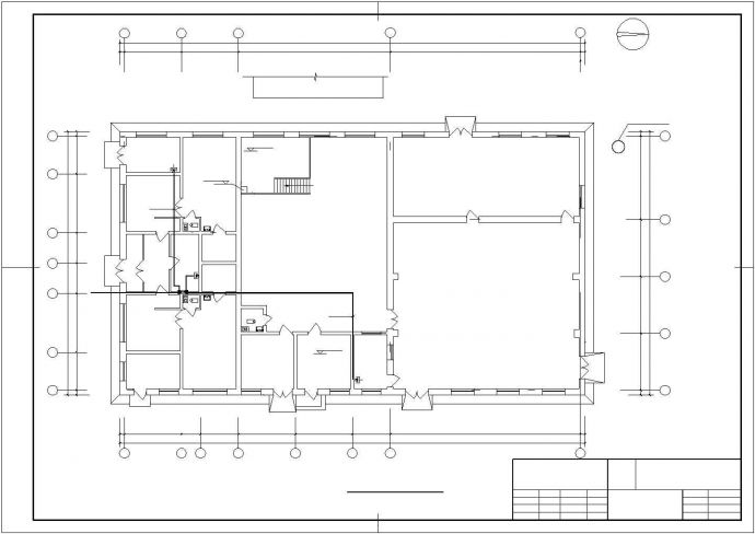 某锅炉房热力全套电气电力设计CAD系统平面图（含设计说明）_图1