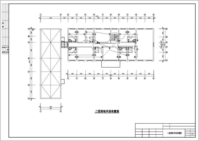 某招待所、餐厅全套电气电力设计CAD系统平面图（含设计说明）_图1