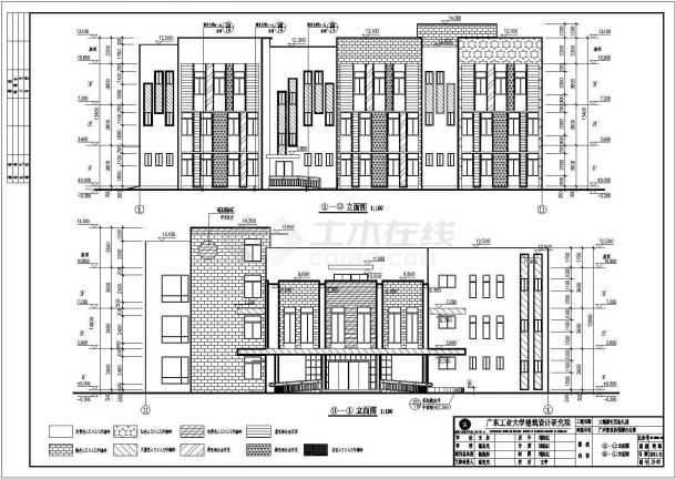 广州某地三层框架结构幼儿园建筑设计cad全套施工图（含设计说明）-图一