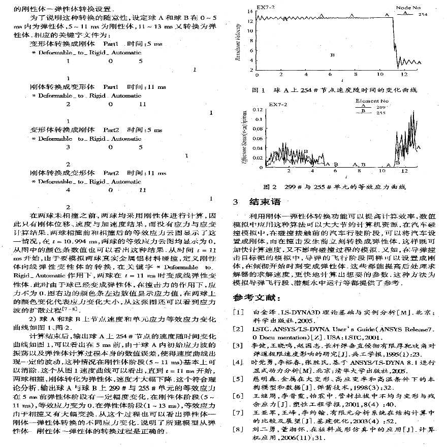 ANSYS软件应用之刚体一弹性体转换技术应用-图二