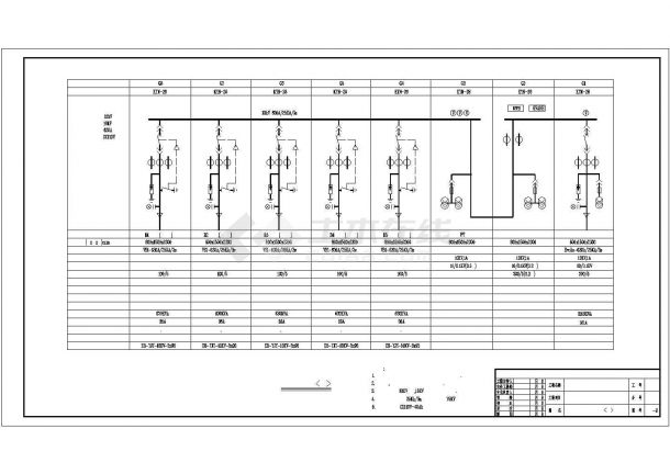 自行车有限10KV变电室电气设计CAD完整详细平面图（含施工说明）-图一