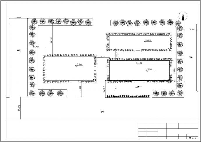 北京某中学5280平米6层钢筋硂框架结构教学楼建筑结构设计CAD图纸_图1
