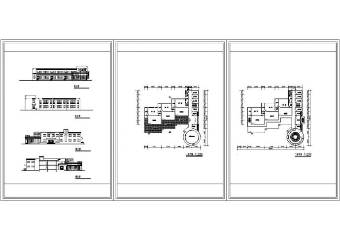 6班：2层幼儿园建筑方案设计图纸_图1