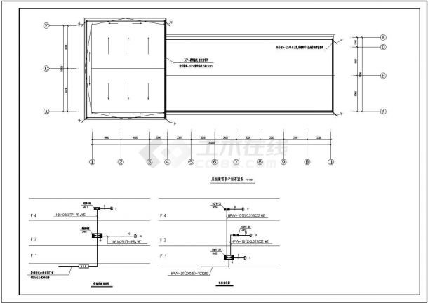 某4层临时驻地改造工程设计CAD参考图-图二