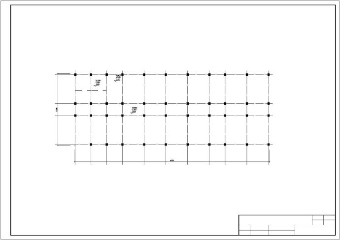 锦州市中央街某学校4340平米局五层框架结构教学楼建筑设计CAD图纸_图1