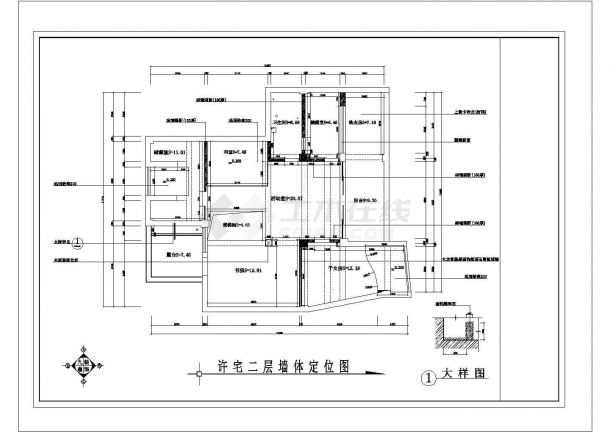 余姚市商品房建筑设计CAD布置图-图二