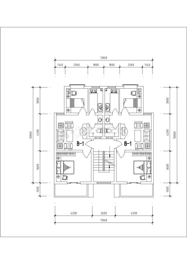 潮州市某新建小区经典热门户型设计CAD图纸（共7张）-图一