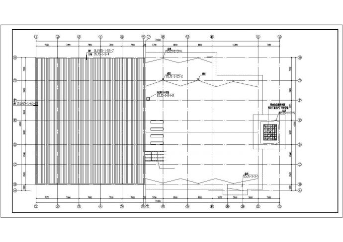 两层凯迪拉克4S店建筑设计施工图_图1