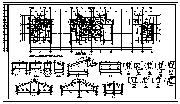 某市五层砌体结构花园洋房结构施工cad图纸_图1