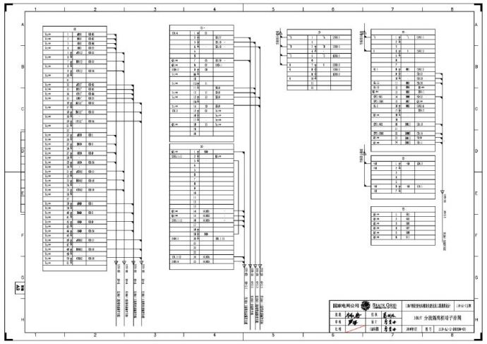 110-A1-2-D0209-03 10kV分段隔离柜端子排图.pdf_图1