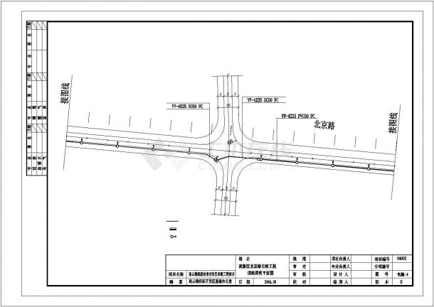 清远市某地道路照明设计规划cad图纸，共一份资料-图二