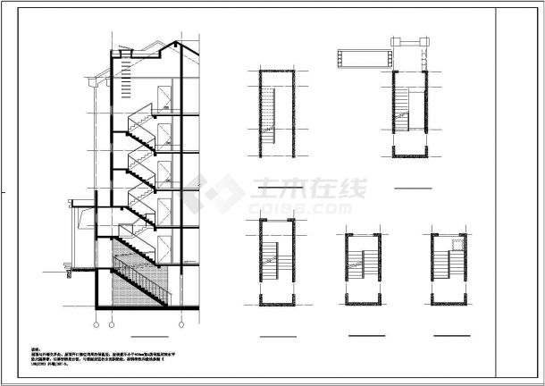 厂房设计_某单层钢结构厂房全套CAD建筑施工图纸-图一