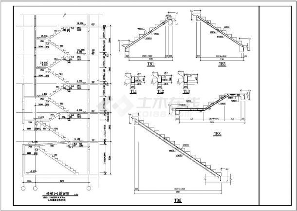 厂房设计_某单层钢结构厂房全套CAD建筑施工图纸-图二