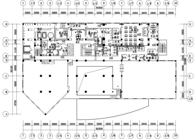 某城市星级酒店建筑工程方案设计全套施工图（含效果图及相关资料说明）_图1