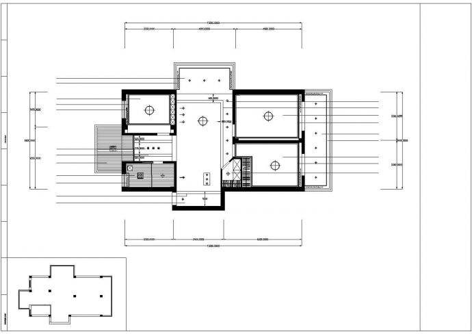 某地3室2厅日式风格装修设计方案【平面布置图 天花图 室内立面】_图1