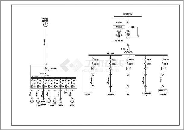 某地电缆清册电气施工设计cad图纸，共一份资料-图二