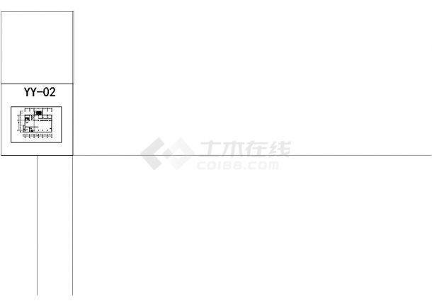 完整的某银行室内装修设计cad施工图-图一