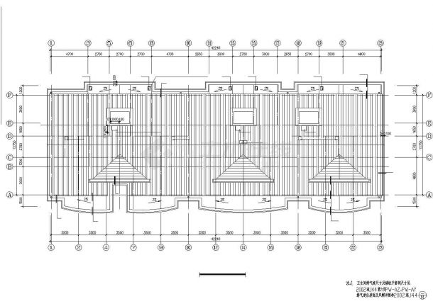4800平米7层框混结构商住楼建筑设计CAD图纸（底层商用/含阁楼）-图二