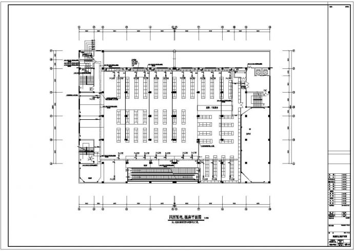 某四层购物商场电气设计CAD方案_图1