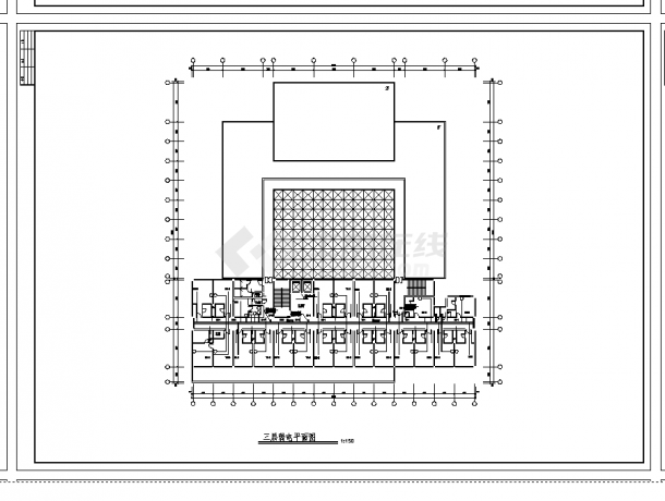 综合酒店电气系统设计施工cad图纸-图二